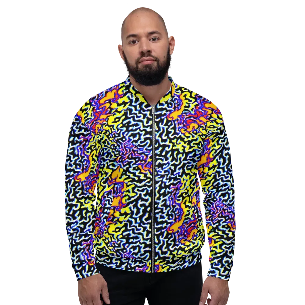 Acid Script on Bomber Jacket — Front