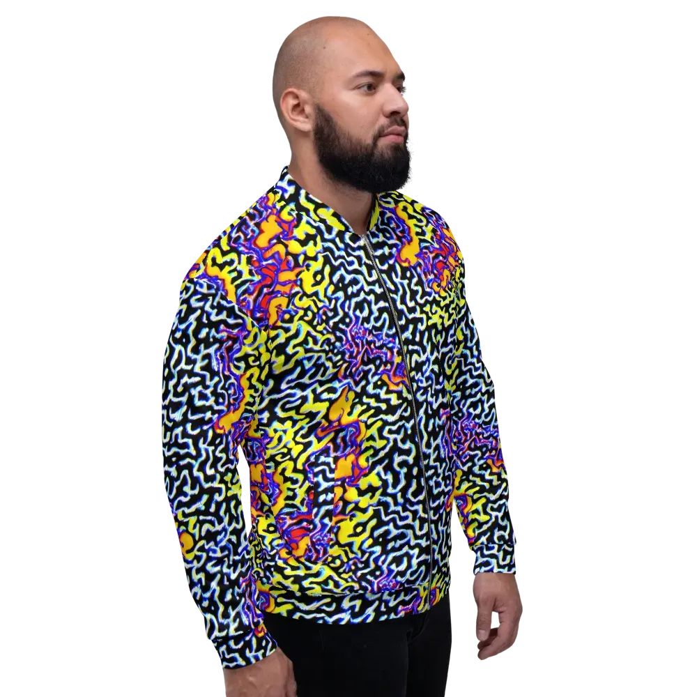 Acid Script on Bomber Jacket — Right