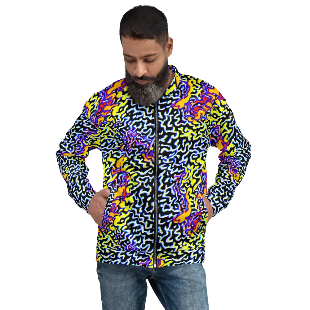 Acid Script on Bomber Jacket — Front