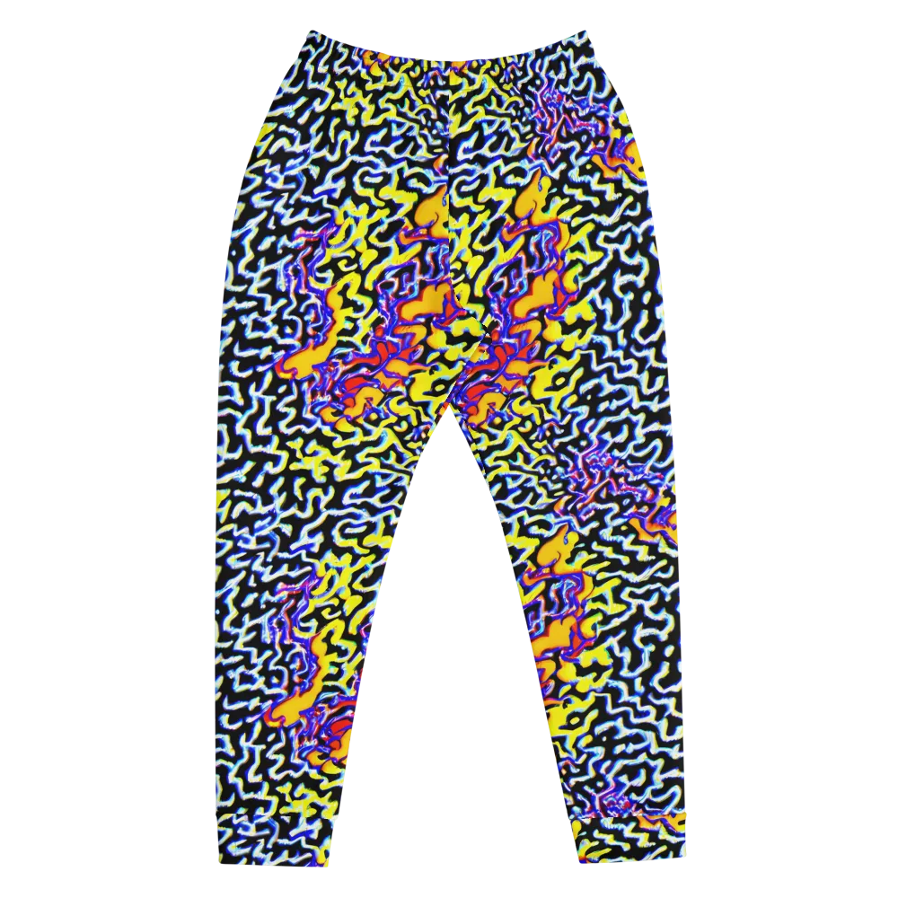 Acid Script on Men's Joggers — Front