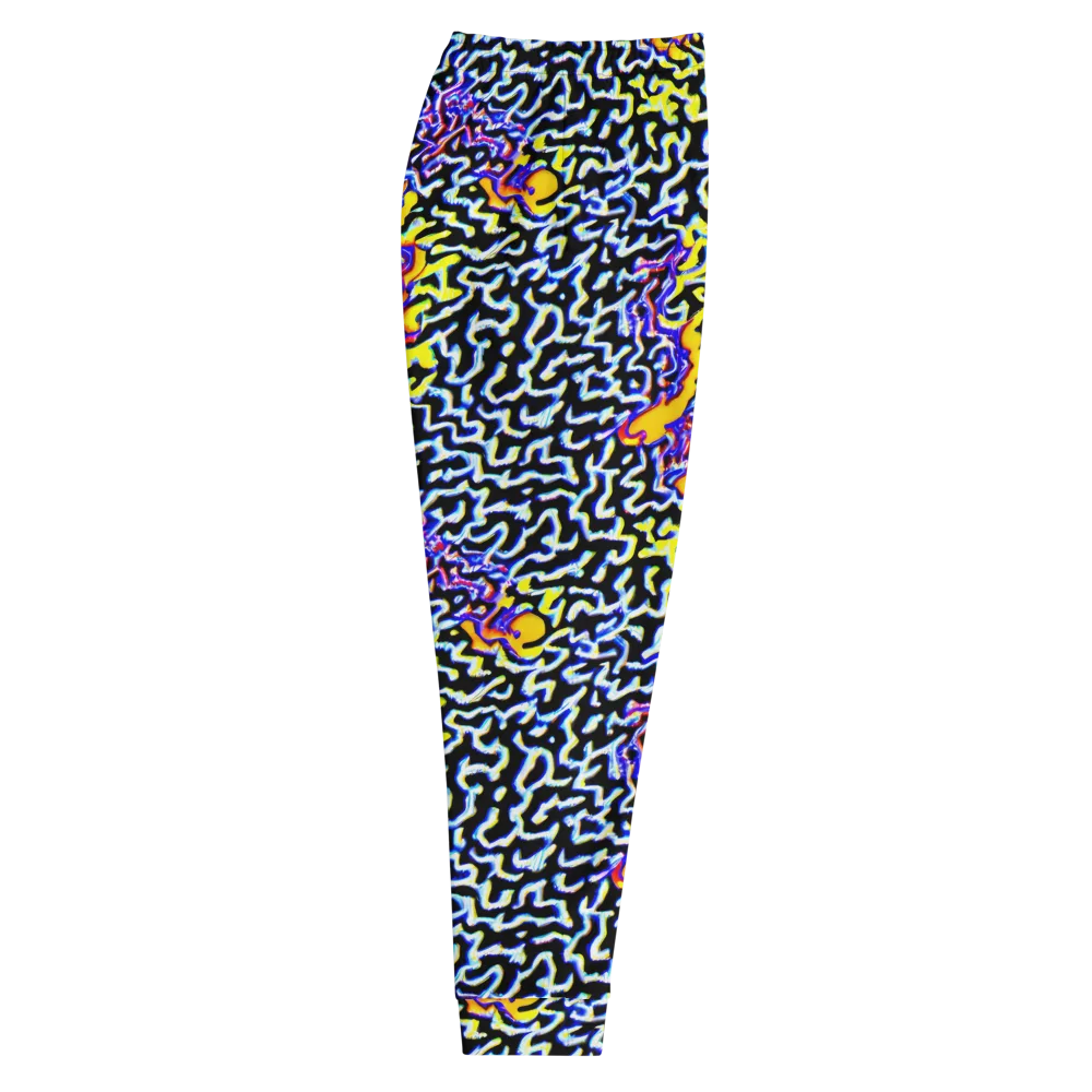 Acid Script on Men's Joggers — Right