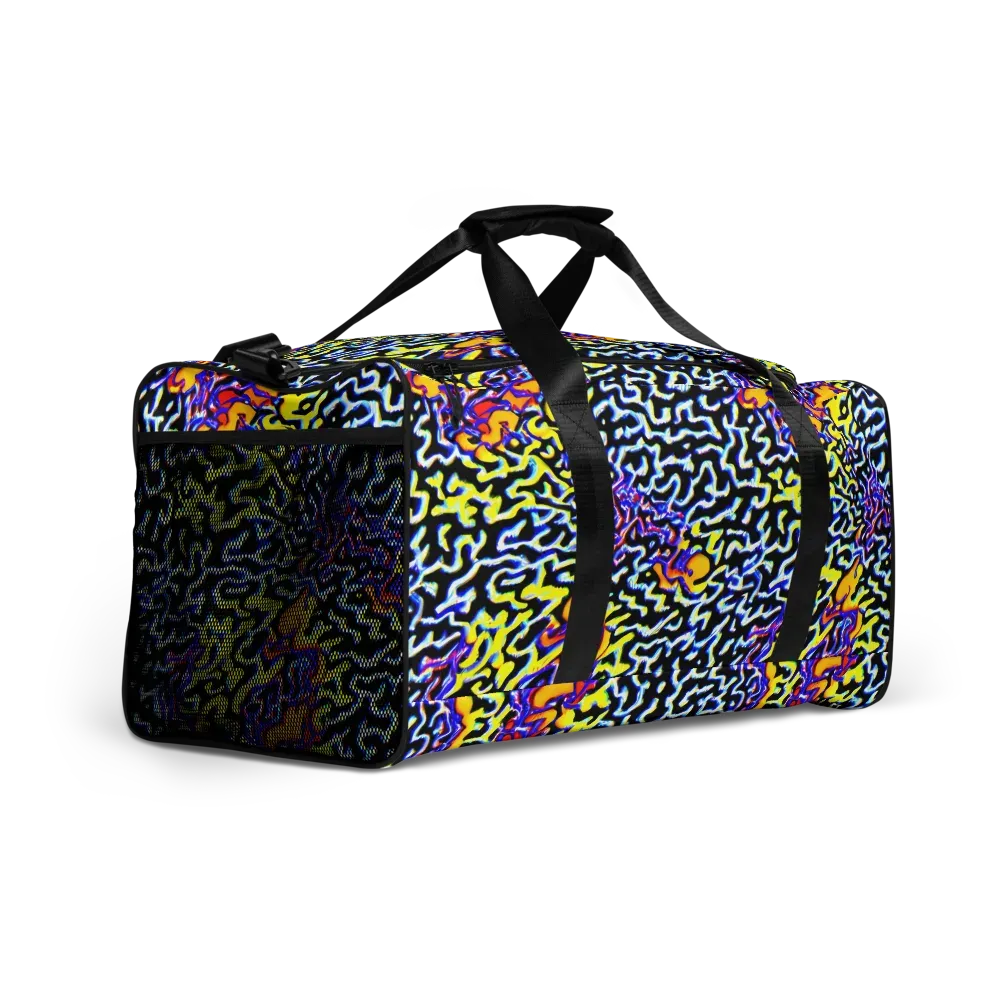 Acid Script on Duffle Bag — Right Front
