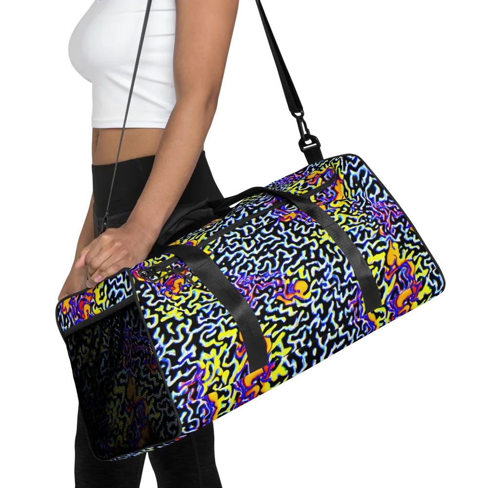 Acid Script on Duffle Bag — Front
