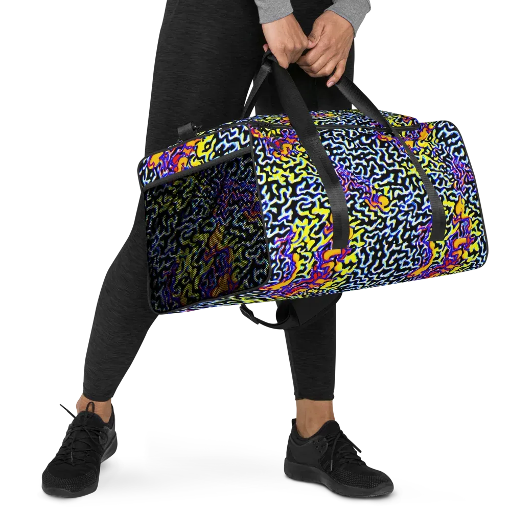 Acid Script on Duffle Bag — Right Front