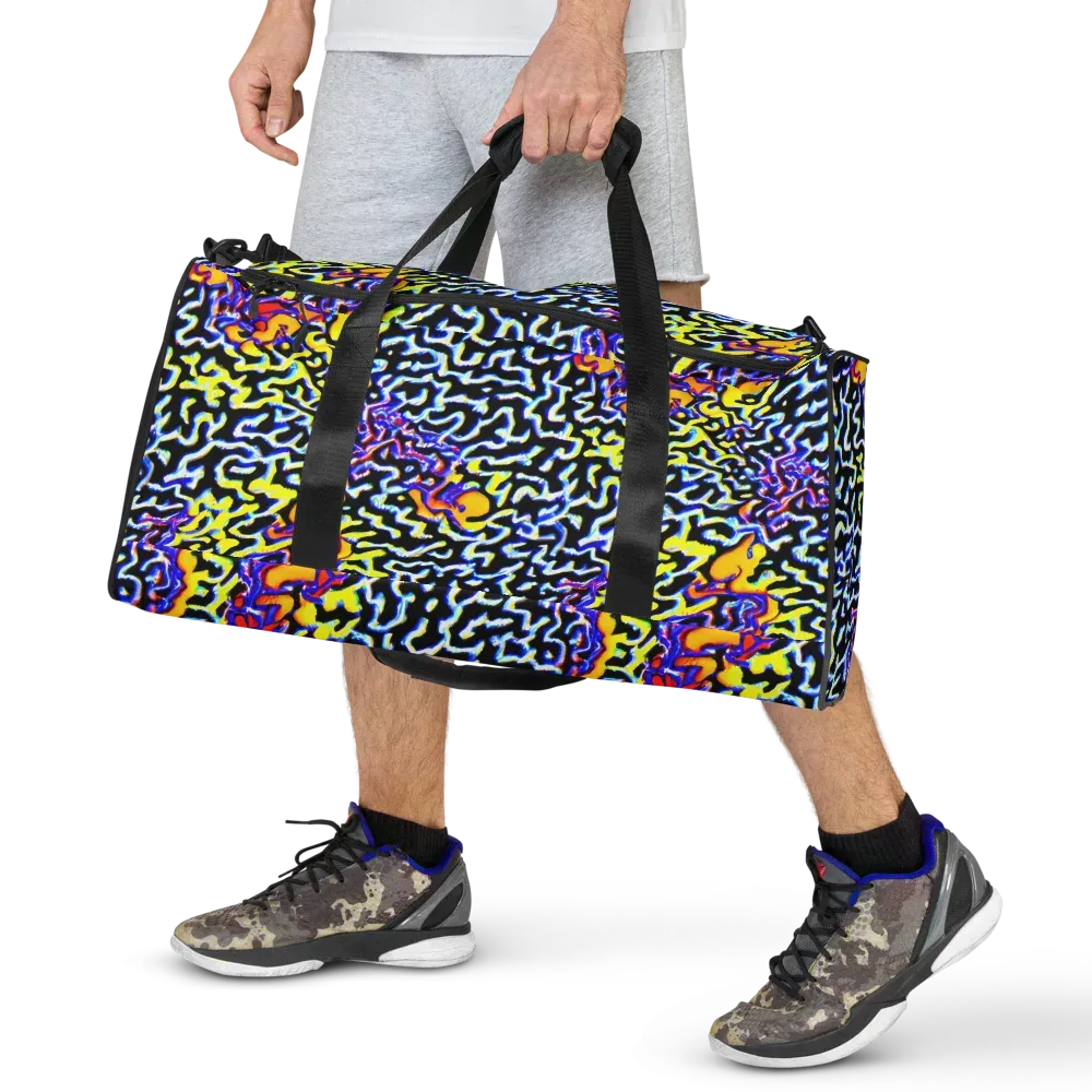 Acid Script on Duffle Bag — Front