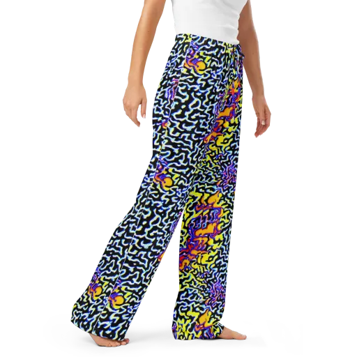 Acid Script on a Women's Pajama Pants