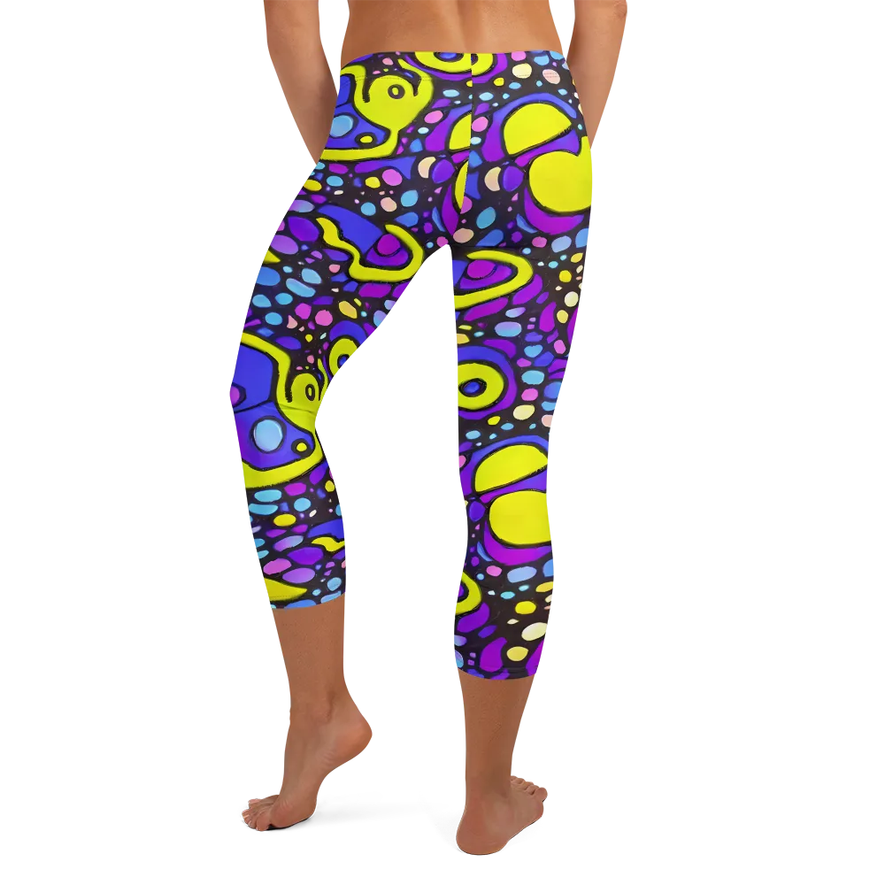 Chromatic Orbits on Capri Leggings — Back