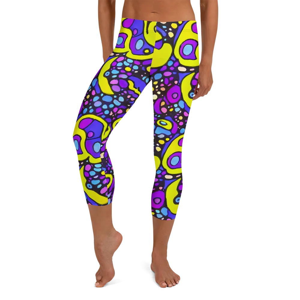 Chromatic Orbits on Capri Leggings — Front