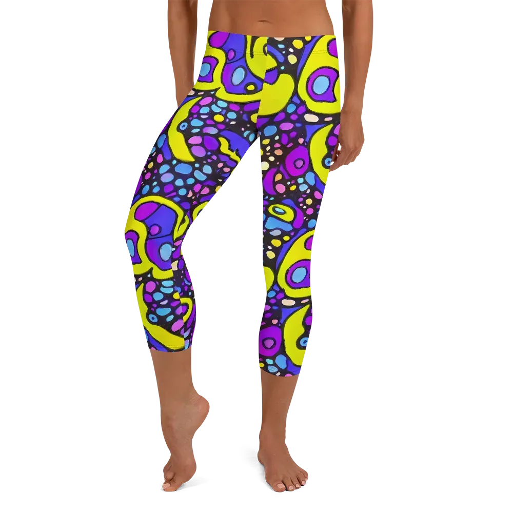Chromatic Orbits on Capri Leggings — Front