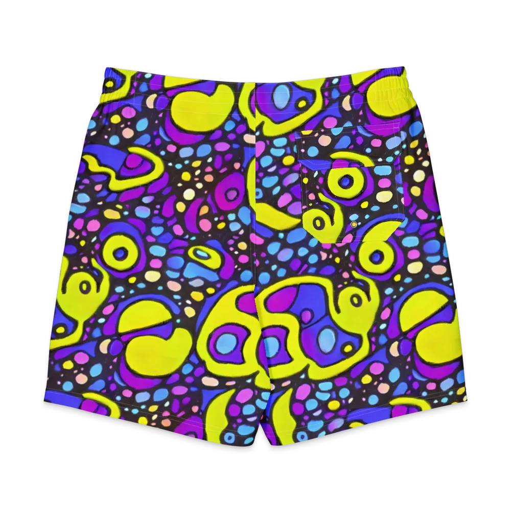 Chromatic Orbits on Men's Board Shorts — Back