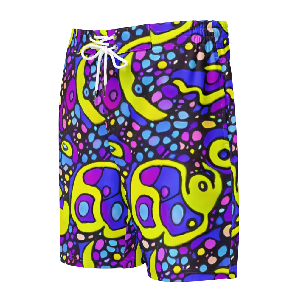Chromatic Orbits on Men's Board Shorts — Front