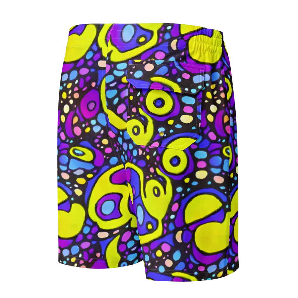 Chromatic Orbits on Men's Board Shorts — Back