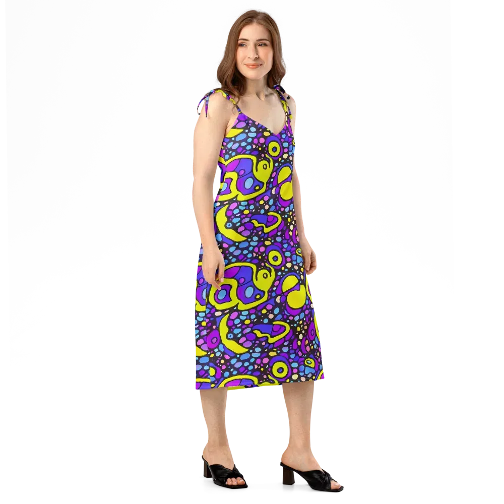 Chromatic Orbits on Slip Dress — Right Front