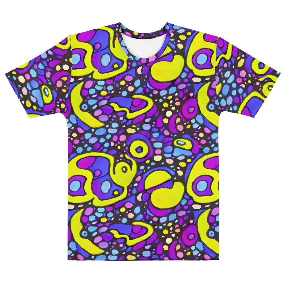 Chromatic Orbits on Men's Cotton Crew Neck T-Shirt — Front