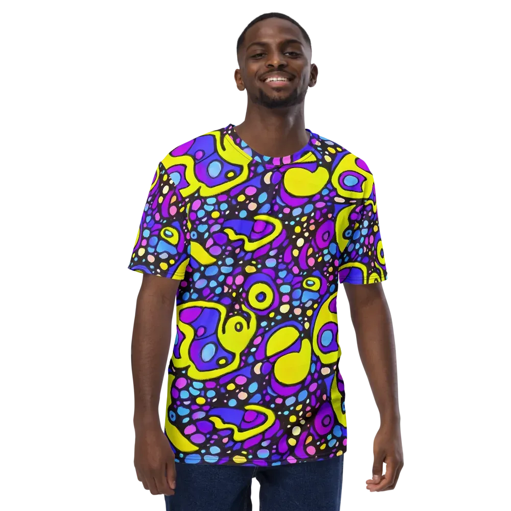 Chromatic Orbits on Men's Crew Neck T-Shirt — Front