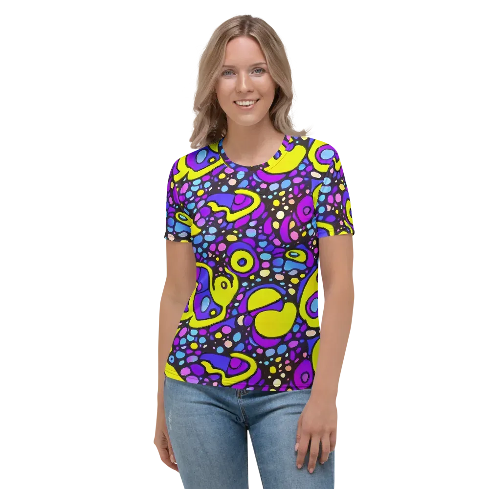 Chromatic Orbits on Women's Crew Neck T-Shirt — Front