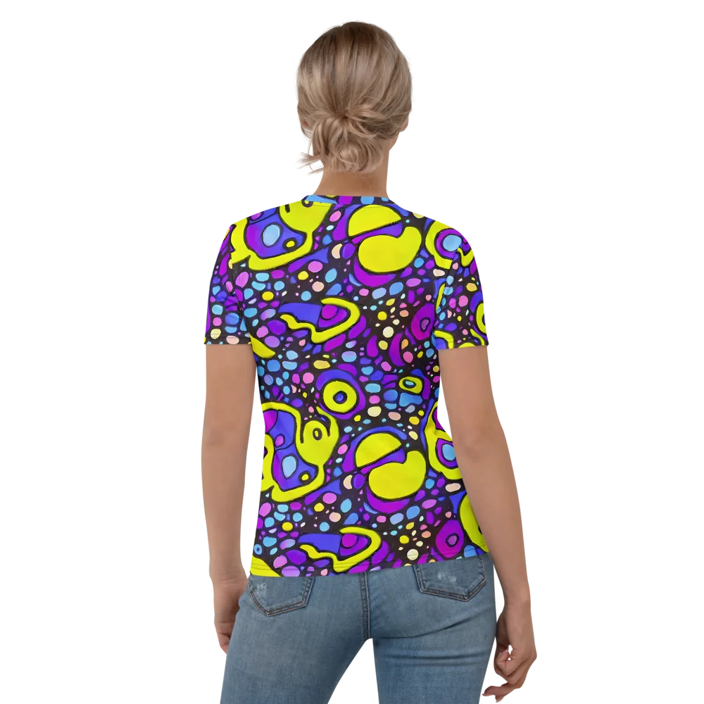 Chromatic Orbits on Women's Crew Neck T-Shirt — Back