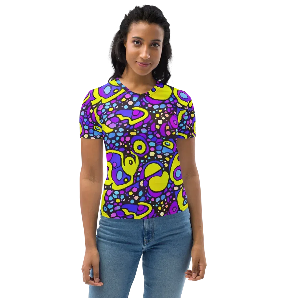 Chromatic Orbits on Women's Crew Neck T-Shirt — Front