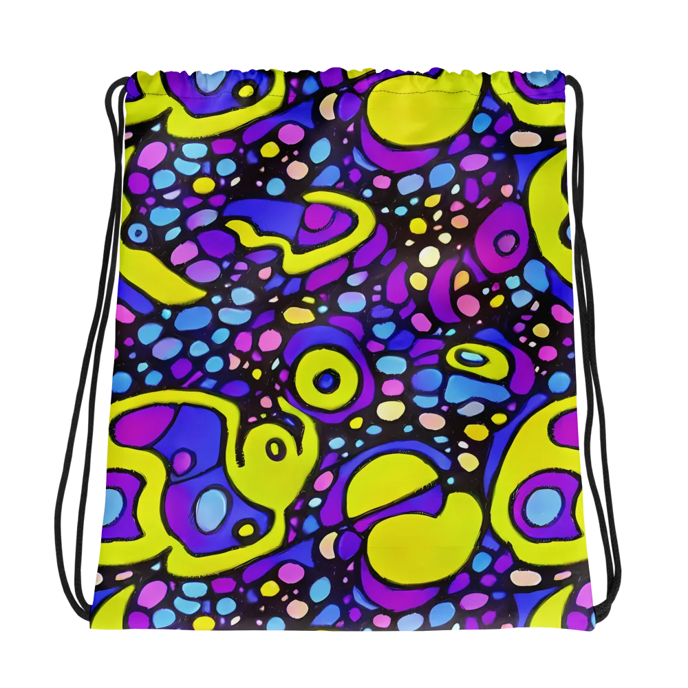 Chromatic Orbits on Drawstring Bag — Photo