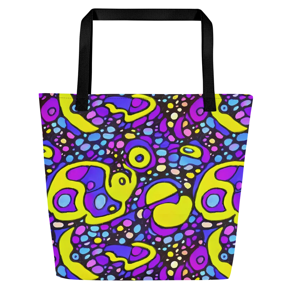 Chromatic Orbits on Large Tote Bag W/ Pocket — Front