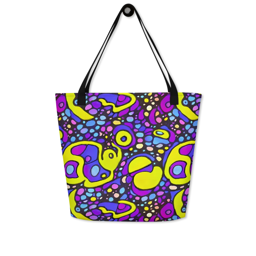 Chromatic Orbits on Large Tote Bag W/ Pocket — Front