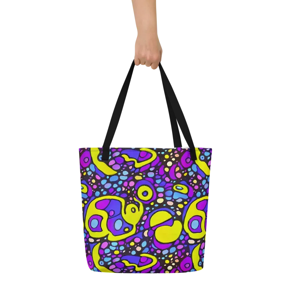 Chromatic Orbits on Large Tote Bag W/ Pocket — Front