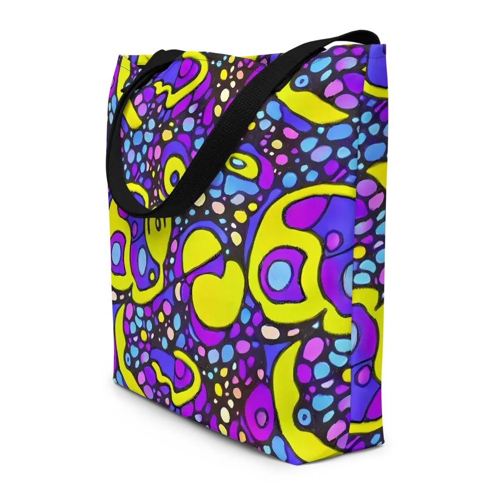 Chromatic Orbits on Large Tote Bag W/ Pocket — Front