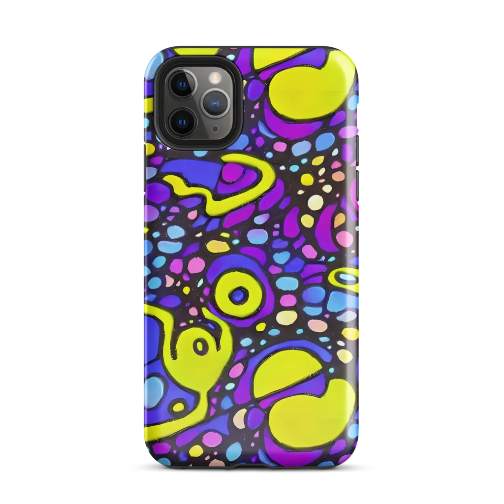Chromatic Orbits on Tough Case for iPhone® — Front