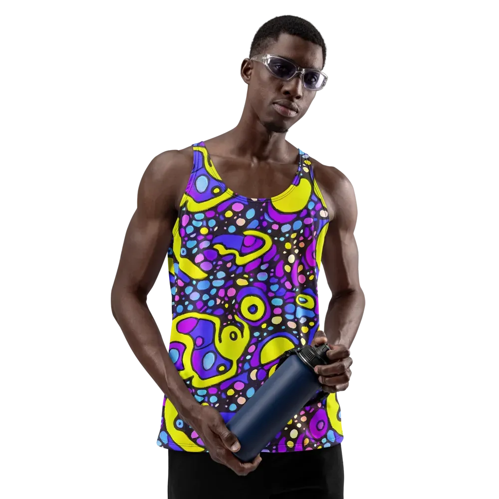 Chromatic Orbits on Men's Tank Top — Front