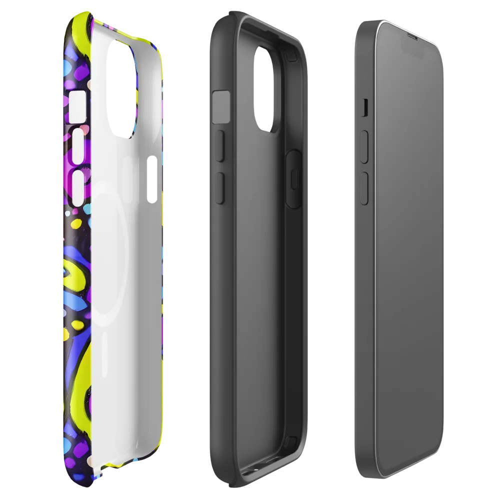 Chromatic Orbits on MagSafe Tough Case for iPhone® — Front