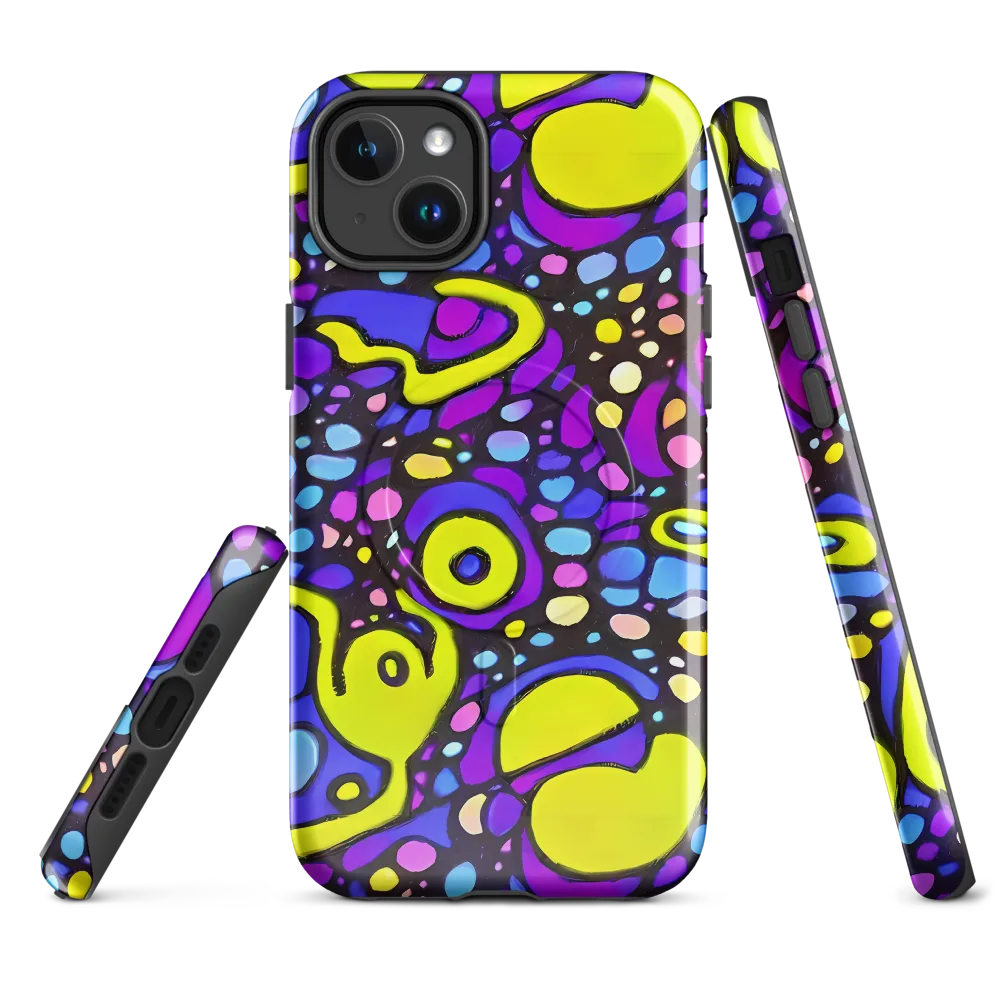 Chromatic Orbits on MagSafe Tough Case for iPhone® — Front