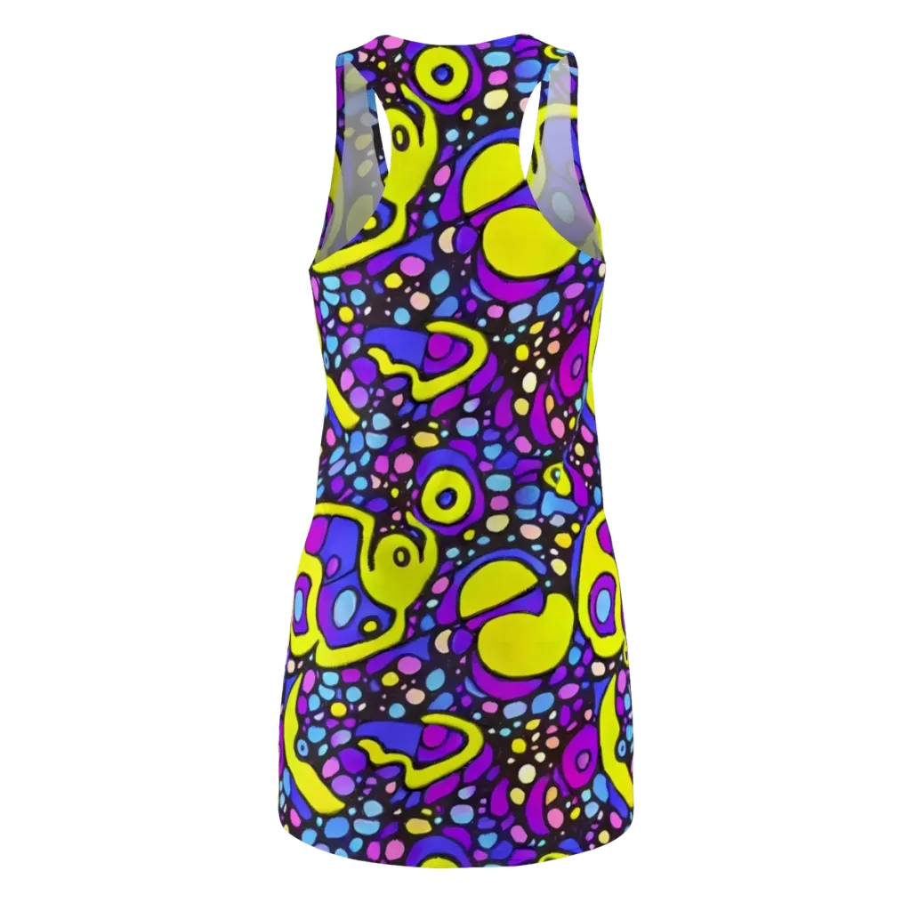 Chromatic Orbits on Racerback Dress — Back