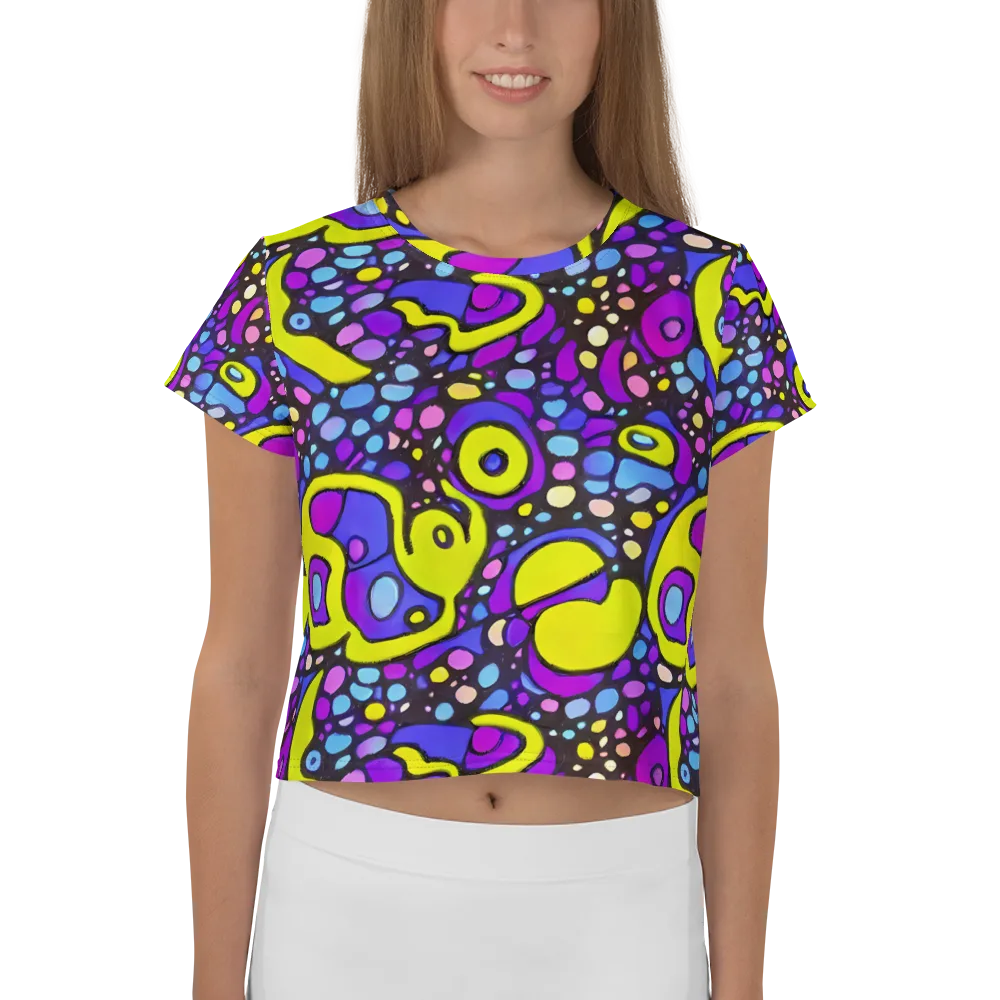 Chromatic Orbits on Crop Tee — Front