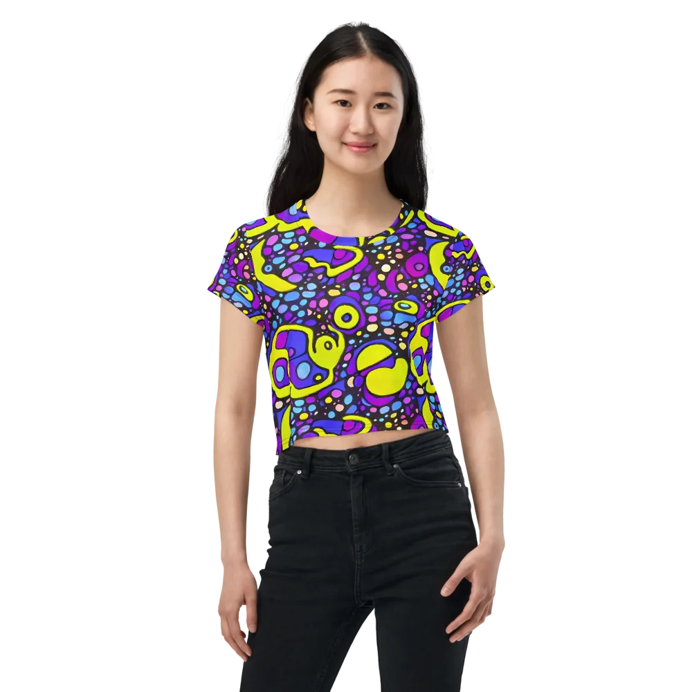 Chromatic Orbits on Crop Tee — Front