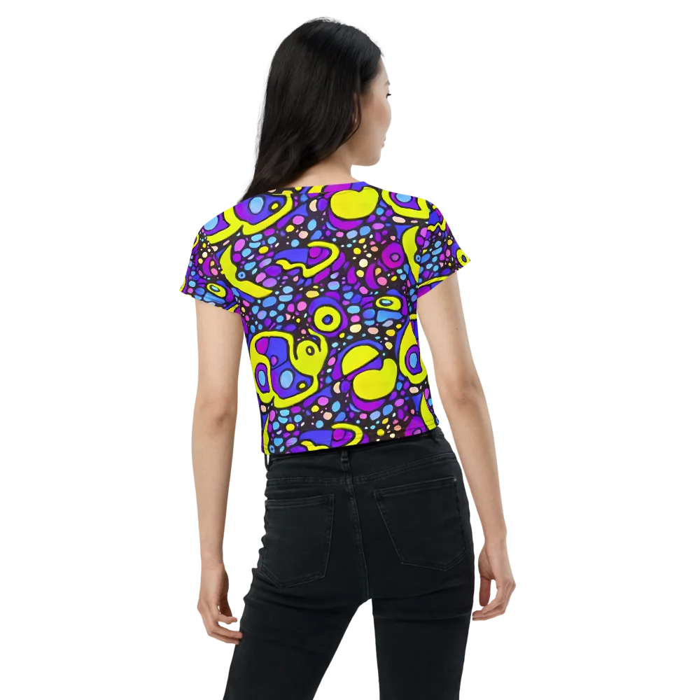 Chromatic Orbits on Crop Tee — Back