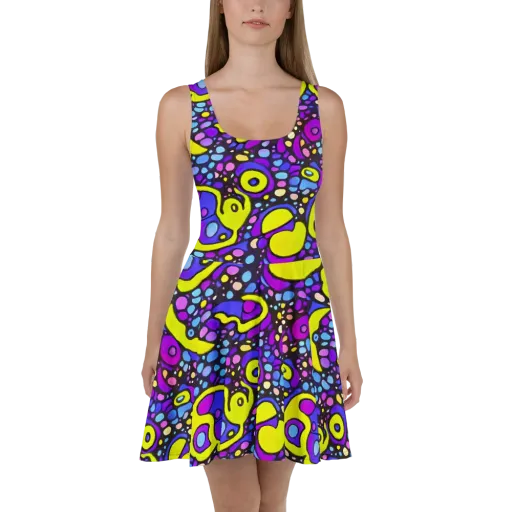 Chromatic Orbits on a Skater Dress