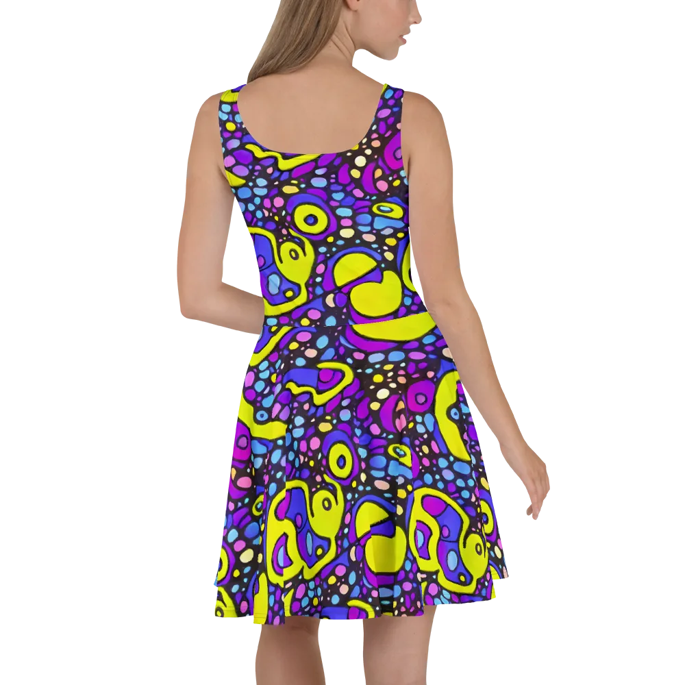 Chromatic Orbits on Skater Dress — Back
