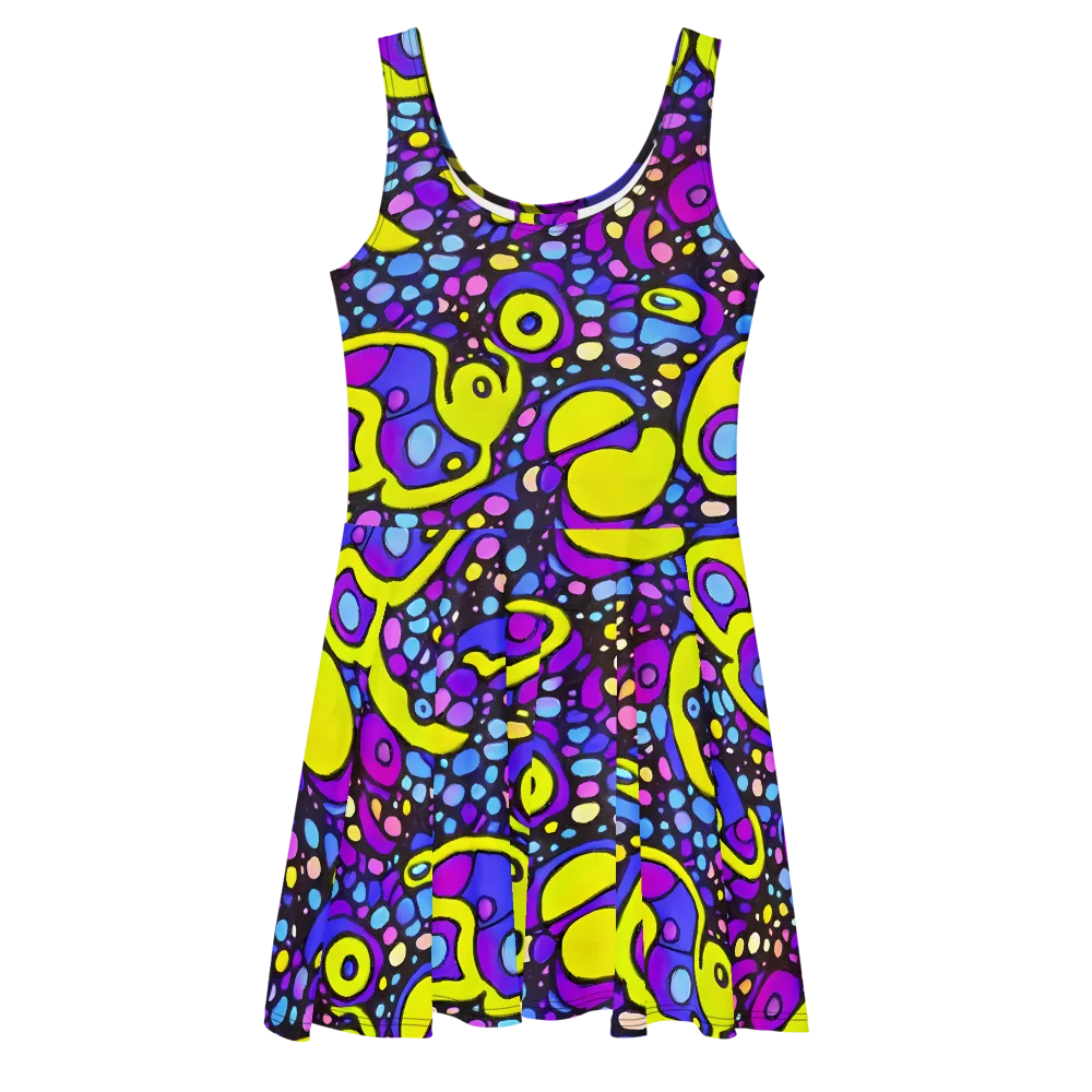 Chromatic Orbits on Skater Dress — Front
