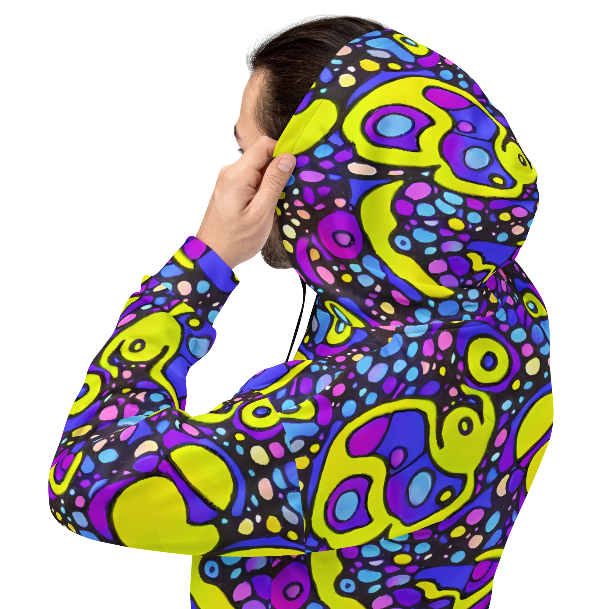 Chromatic Orbits on Hoodie — Back