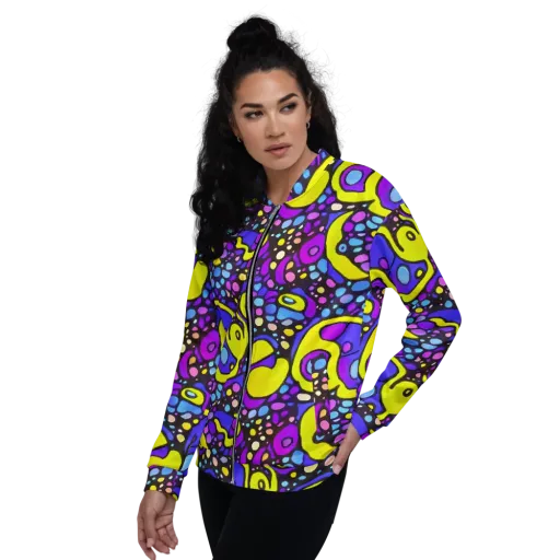 Chromatic Orbits on a Bomber Jacket