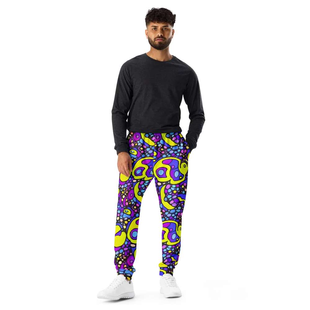 Chromatic Orbits on Men's Joggers — Front