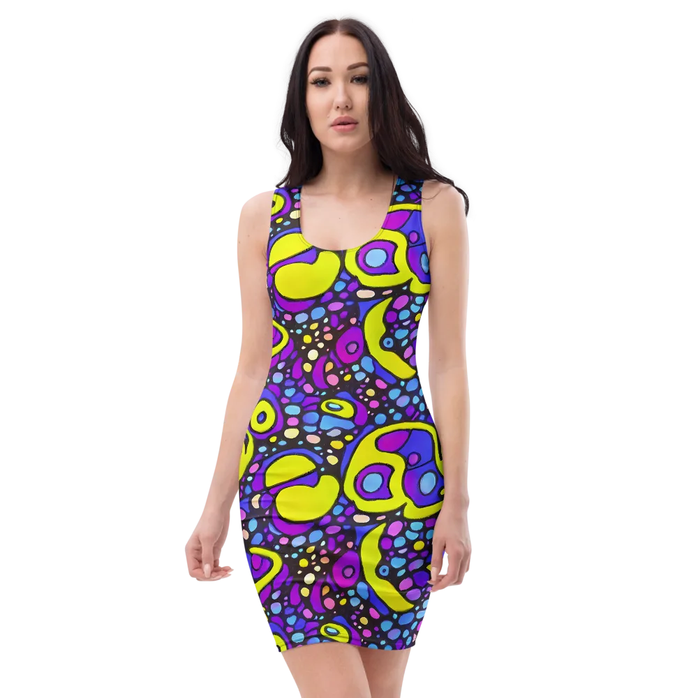 Chromatic Orbits on Bodycon Dress — Front