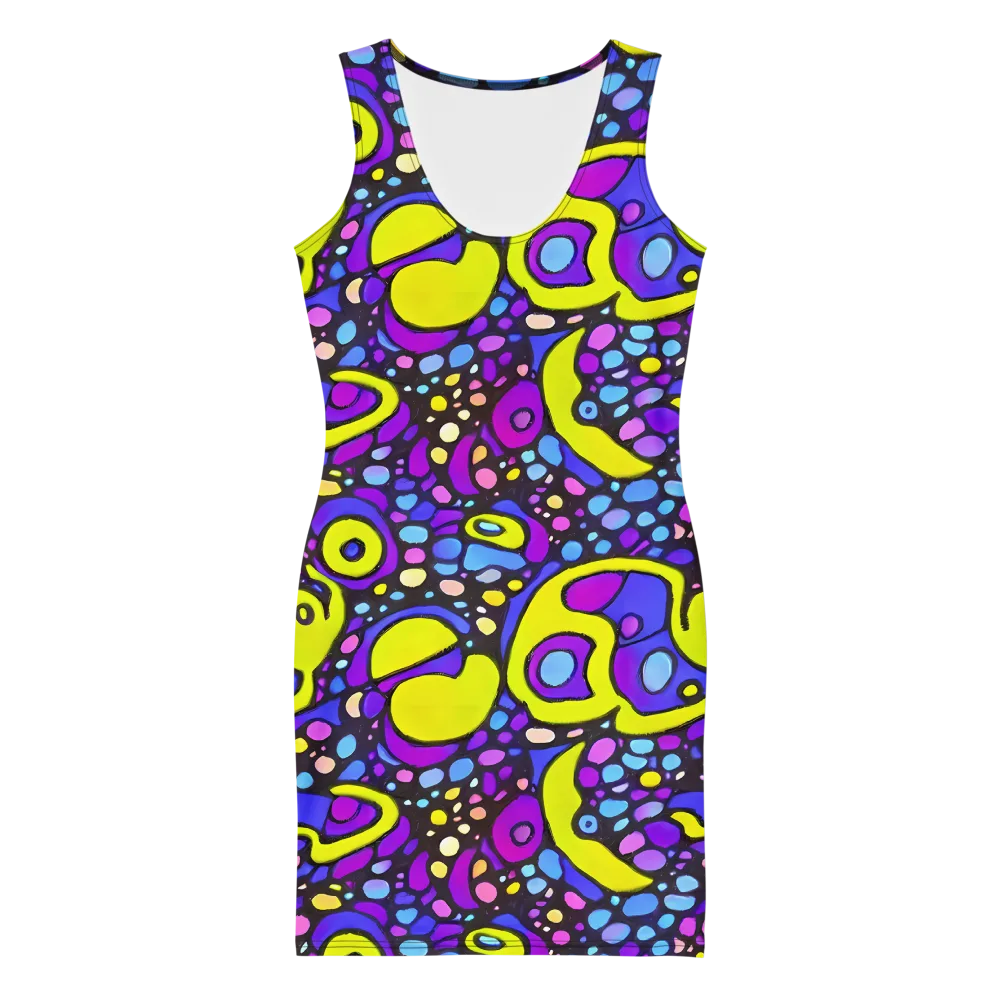 Chromatic Orbits on Bodycon Dress — Front