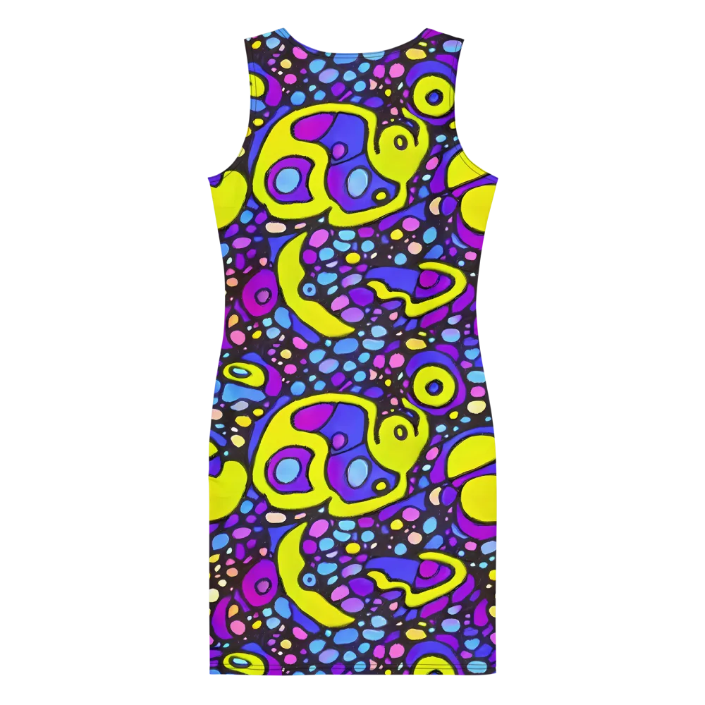 Chromatic Orbits on Bodycon Dress — Back