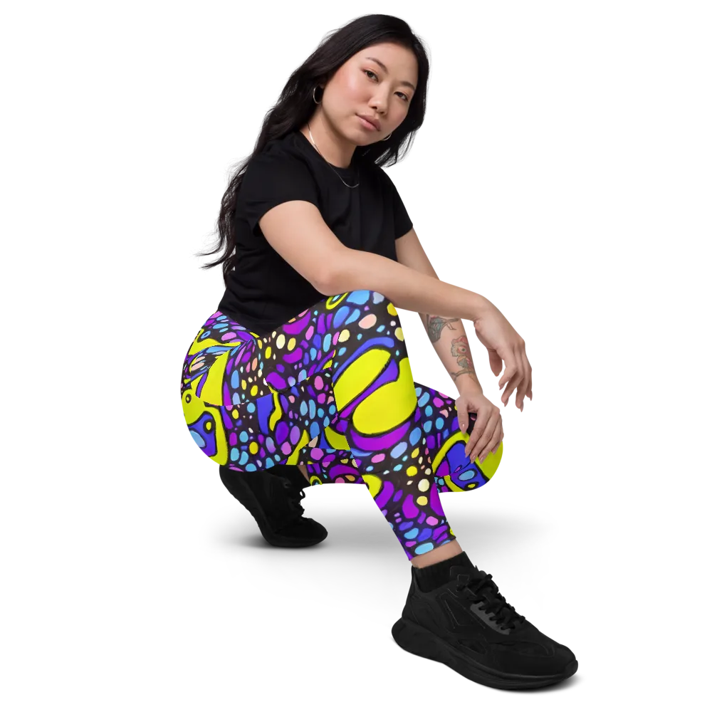 Chromatic Orbits on Leggings with Pockets — Right Front