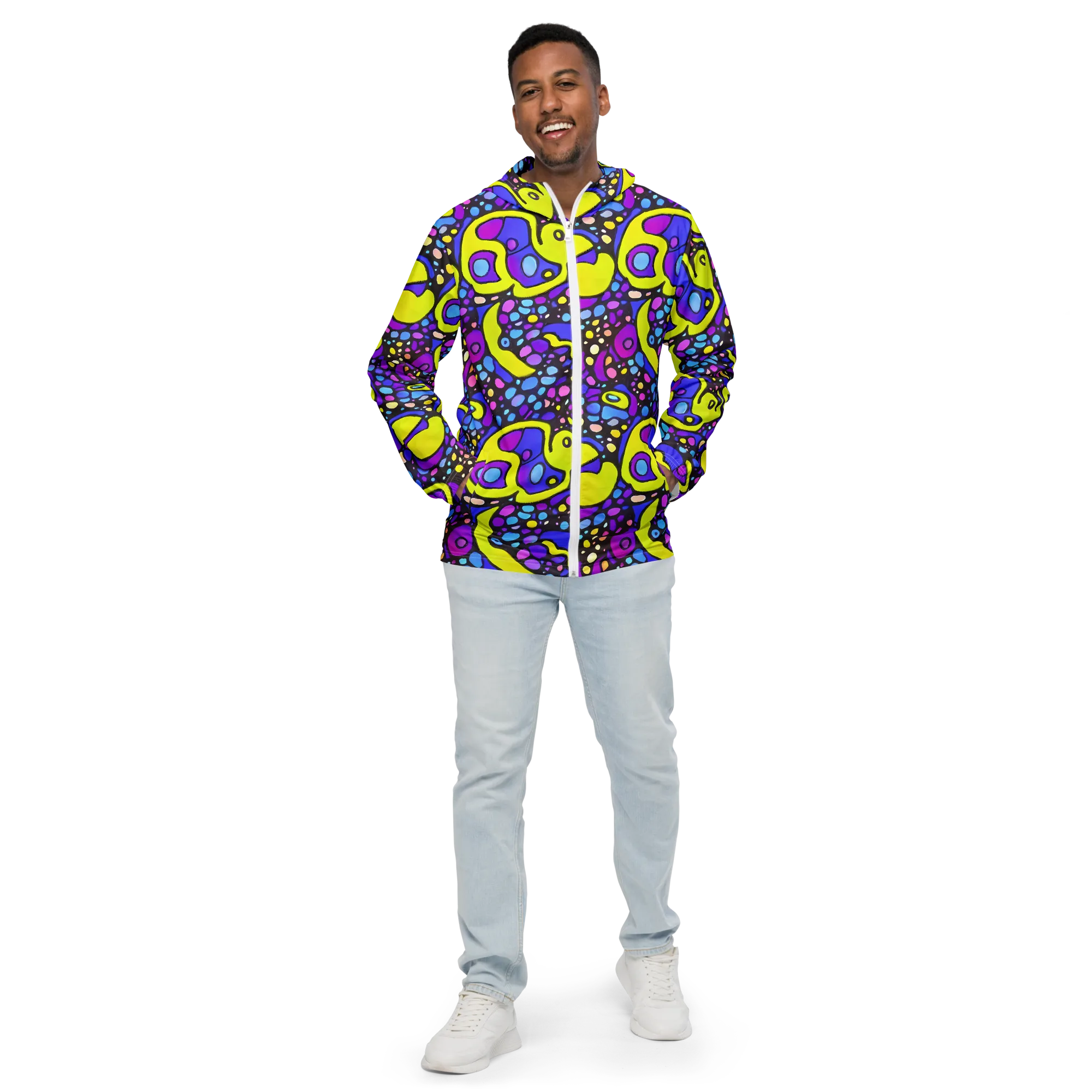 Chromatic Orbits on Men's Windbreaker — Front