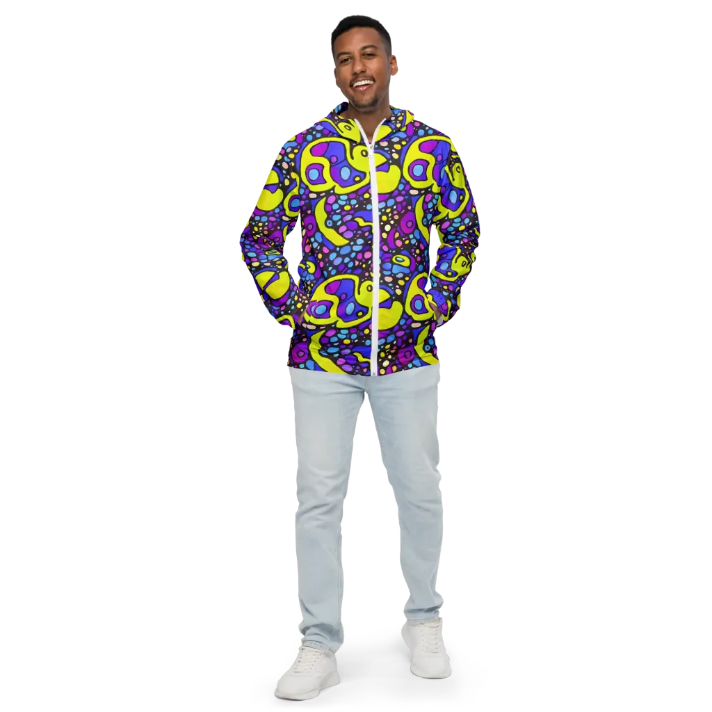 Chromatic Orbits on Men's Windbreaker — Front