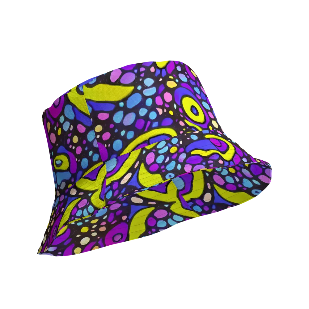 Chromatic Orbits on Reversible Bucket Hat — Product details Outside