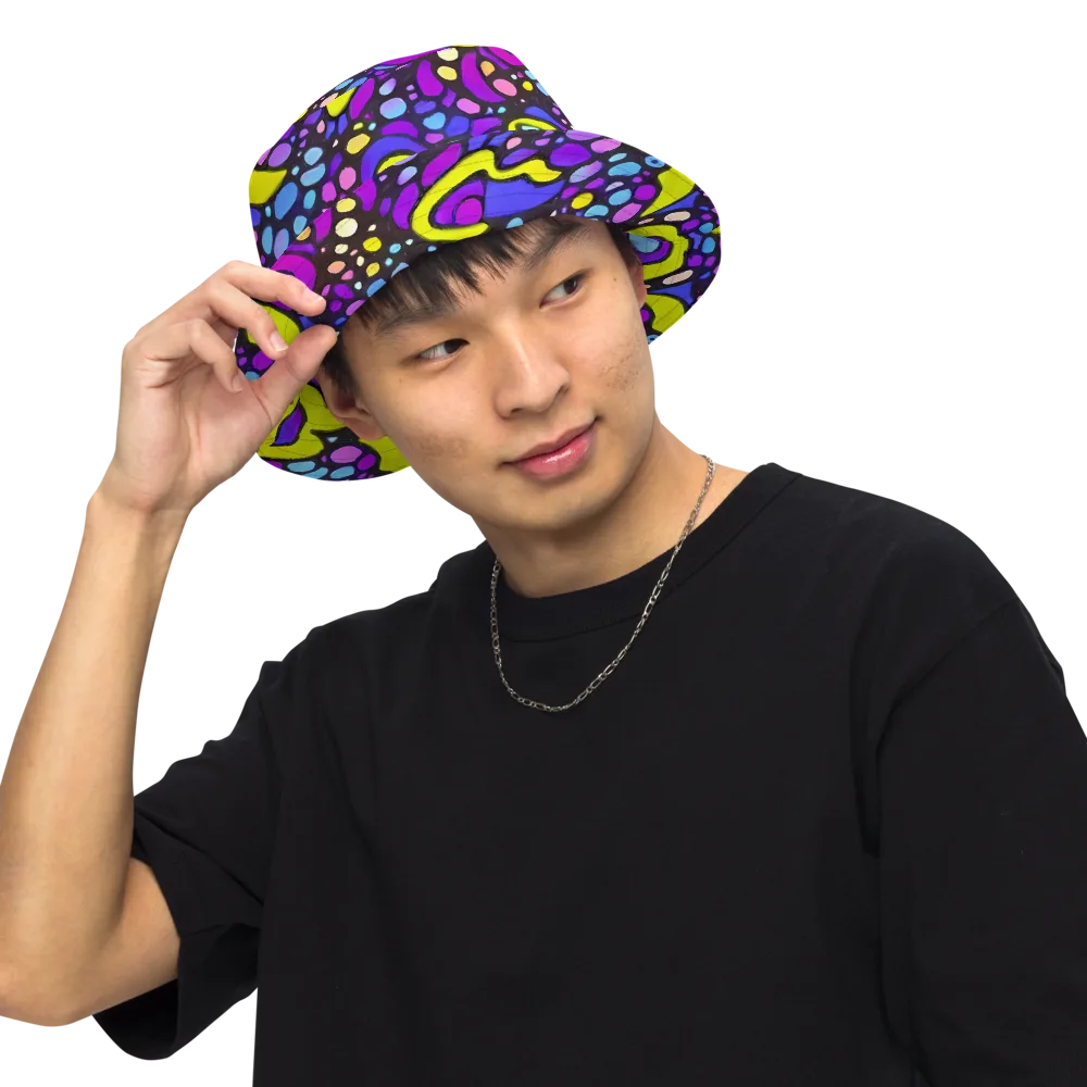 Chromatic Orbits on Reversible Bucket Hat — Front Inside