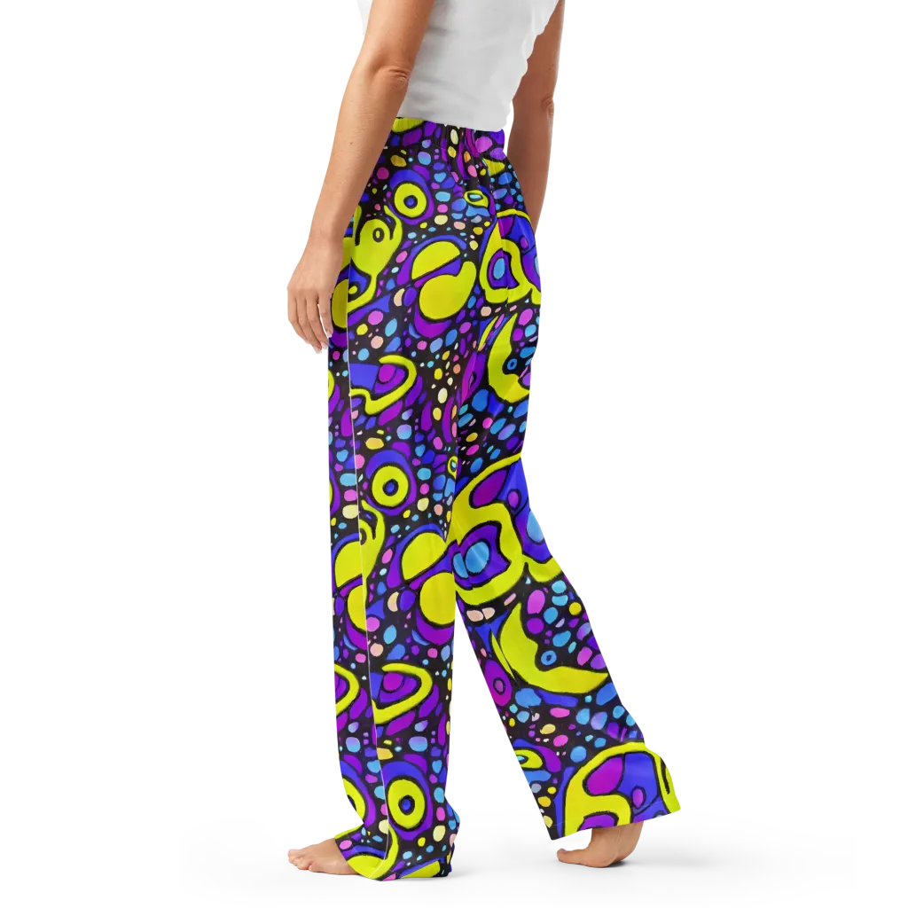 Chromatic Orbits on Women's Pajama Pants — Left